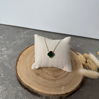 Grace Kette | Gold Grün