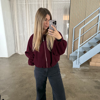 Herbst Jacke - Celine (XS-M) - Bordeaux