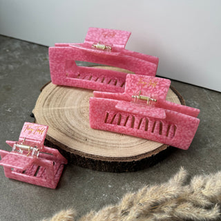 Hairclaw Valentines Pink