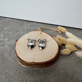 HEAVY HEART Stecker | Silber