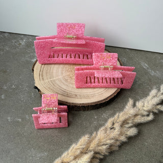 Hairclaw Valentines Pink