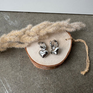 HEAVY HEART Ohrringe | Silber