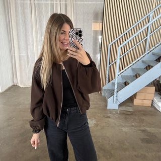 Herbst Jacke - Celine (XS-M) - Braun