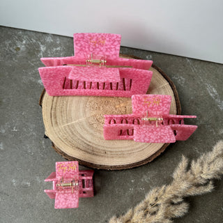 Hairclaw Valentines Pink