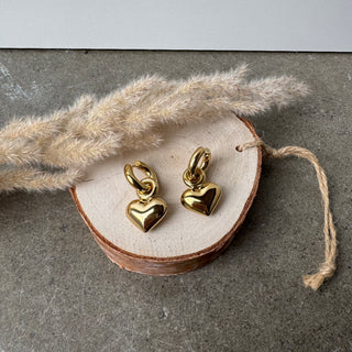 HEAVY HEART Ohrringe | Gold