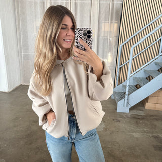 Herbst Jacke - Celine (XS-L) - Creme