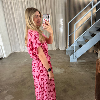 Bluse Amalfi Bloom -Pinky