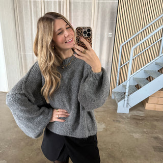 Chunky Pulli - Dunkelgrau