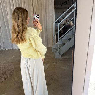 Strickjacke Trumpets - Butter Yellow