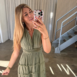 Kleid Stella - Olive