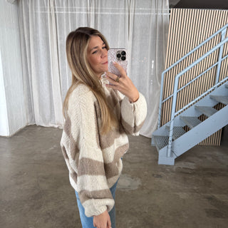 Pulli Blocks  - Creme x Beige