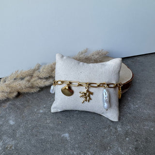 Big Ocean Armband | Gold