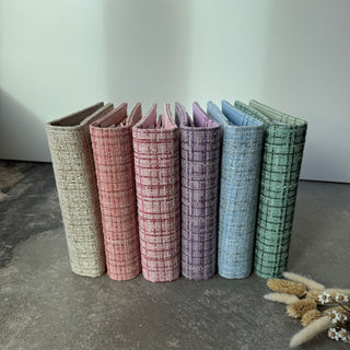 De Luxe Binder Ringbuch A6 - Stoff Edition