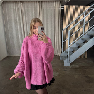 Oversized Pulli - Pink