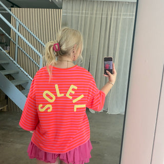Oversize T-Shirt Solei - Pink x Orange