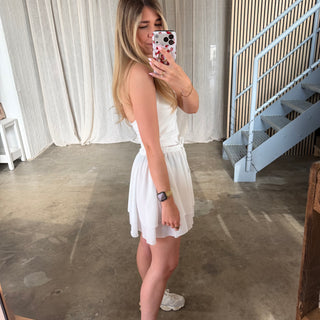 Soft Flow Shorts - Weiß