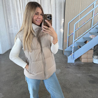 Outdoor Weste - Beige