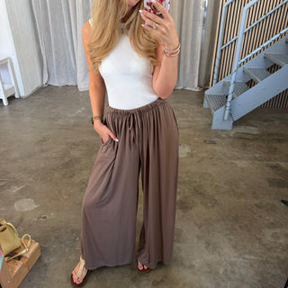 Basic Stoffhose -  Taupe (XS-XXL)
