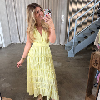Kleid Stella - Butter Yellow