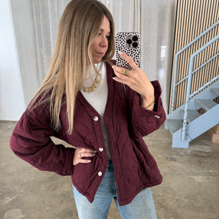 Steppjacke Bordeaux