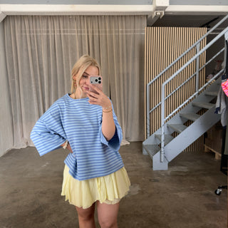 Oversize T-Shirt Solei - Blau