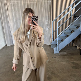 Oversized Blazer - Beige