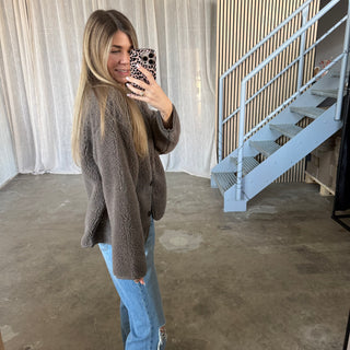Normalsize Teddy Jacke - Taupe