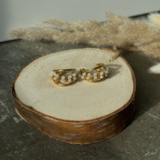 Lani Pearls Creolen | Gold