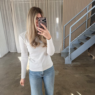 Basic Longsleeve Thick - Weiß