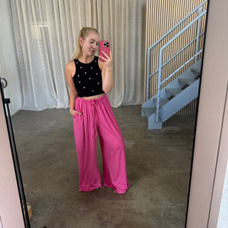Basic Stoffhose -  Pinky (XS-XXL)