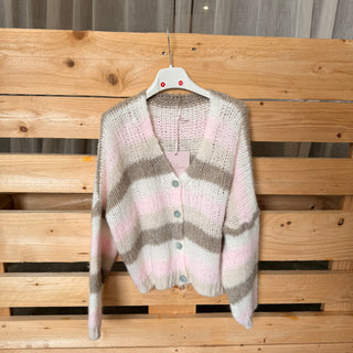 Strickjacke Leonie KIDS - Rosa