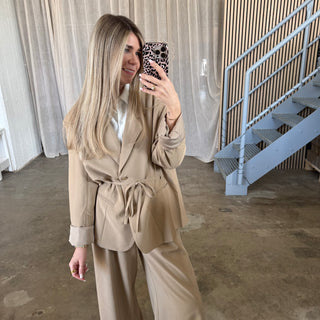 Oversized Blazer - Beige