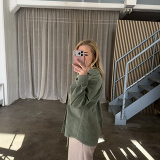 Cord Jacke - Olive