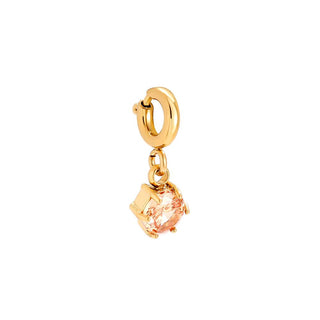 Tiny Charm Color Diamond | Peach Gold