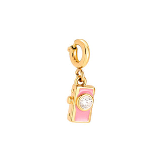 Tiny Charm Cam | Pink Gold