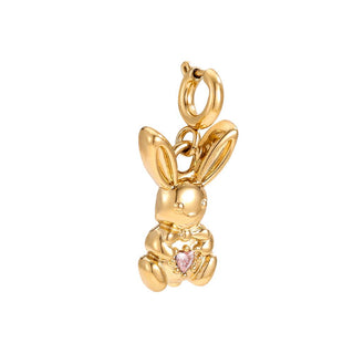 Tiny Charm Cute Bunny | Gold