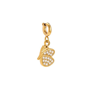 Tiny Charm Tiny Butterfly | Strass Gold
