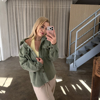 Cord Jacke - Olive