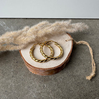 ARIEL Big Hoops | Gold