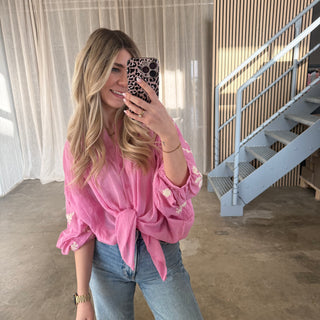 Flora Bluse - Pink