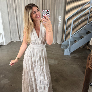 Kleid Stella - Hellbeige