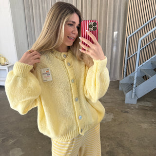 Believe Strickjacke - Butter Yellow