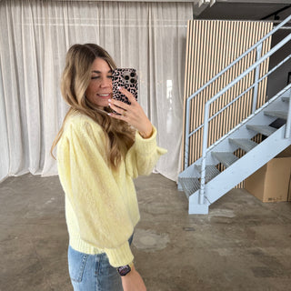 Strickpullover Trumpets - Butter Yellow