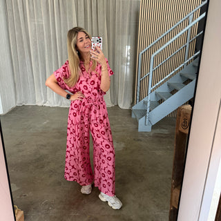 Bluse Amalfi Bloom -Pinky