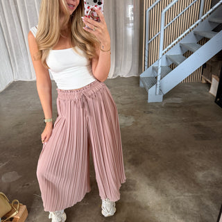 Plissee Hose - Light Rosa