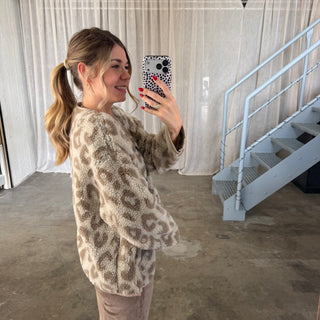 Normalsize Teddy Jacke - Leo Beige