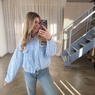 Steppjacke Spring - Babyblau
