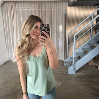 Shiny Top - Lime