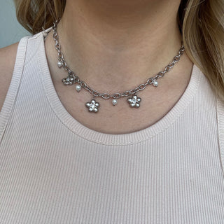 Big Bloom Kette | Silber
