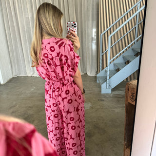 Bluse Amalfi Bloom -Pinky